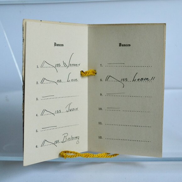 Vintage 1928 Kappa Gamma Phi Elk's Club Milwaukee Wisconsin Dance Card - Picture 5 of 5